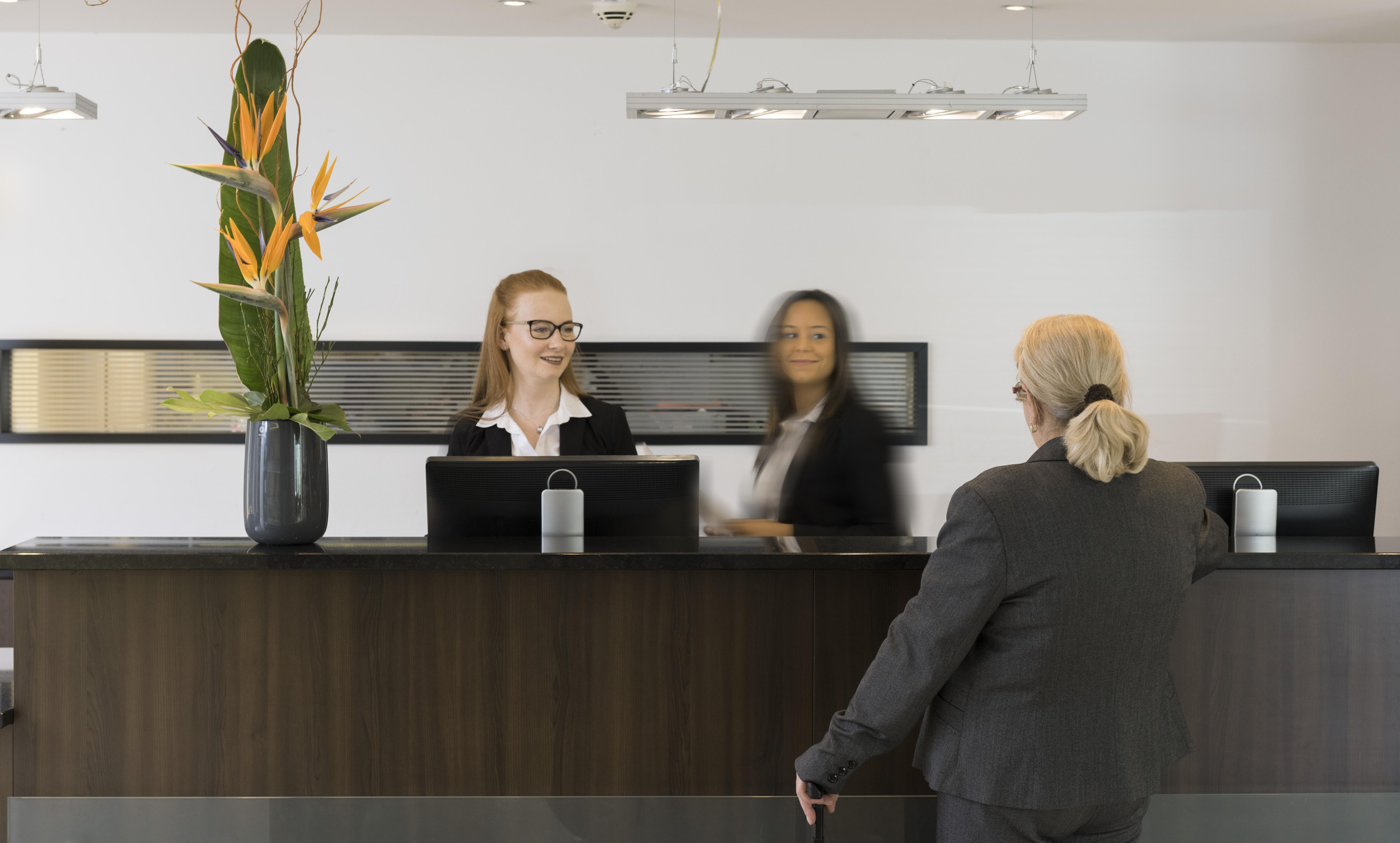 Mercure Hotel Mannheim Am Friedensplatz Beltér fotó